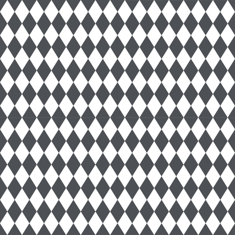 Checkered Diamond Pattern Basics Fabric - Steel Gray - ineedfabric.com