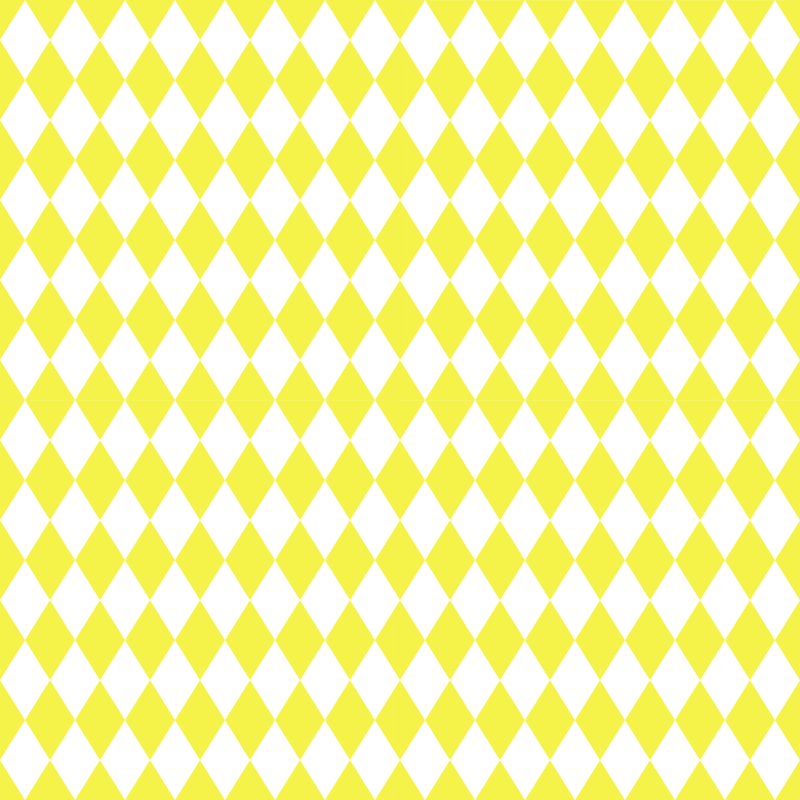 Checkered Diamond Pattern Basics Fabric - Yellow - ineedfabric.com