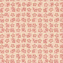 Checkered Floral Fabric - Pink - ineedfabric.com
