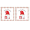 Cheerful Gnome With Christmas Present Pillow Panels - ineedfabric.com