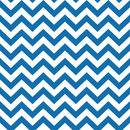 Chevron Zigzag Fabric - Blue - ineedfabric.com
