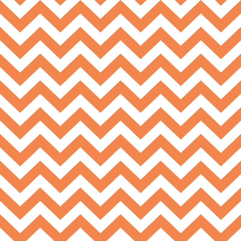 Chevron Zigzag Fabric - Soft Orange - ineedfabric.com