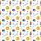 Children's Space Pattern 4 Fabric - ineedfabric.com