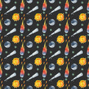 Children's Space Pattern 5 Fabric - ineedfabric.com