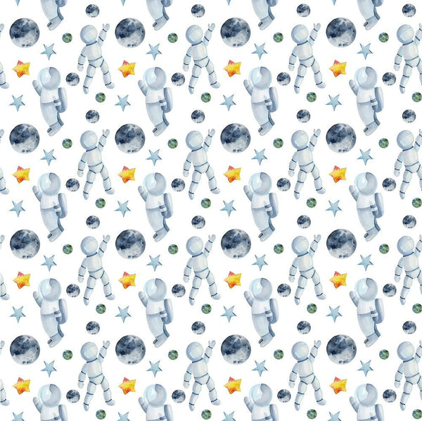 Children's Space Pattern 6 Fabric - ineedfabric.com