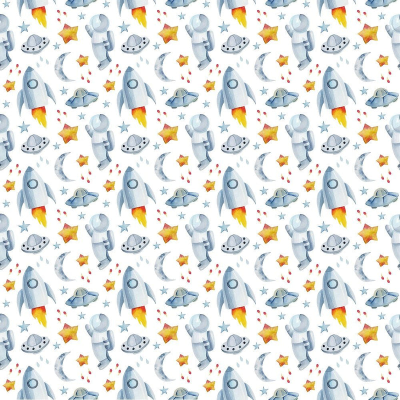 Children's Space Pattern 7 Fabric - ineedfabric.com