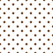 Chocolate Dots Fabric - White - ineedfabric.com