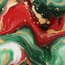 Christmas Abstract Marble Pattern 8 Fabric - ineedfabric.com