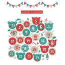 Christmas Animal Advent Calendar Fabric Panel - ineedfabric.com