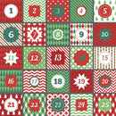 Christmas Basics Advent Calendar Fabric Panel - ineedfabric.com