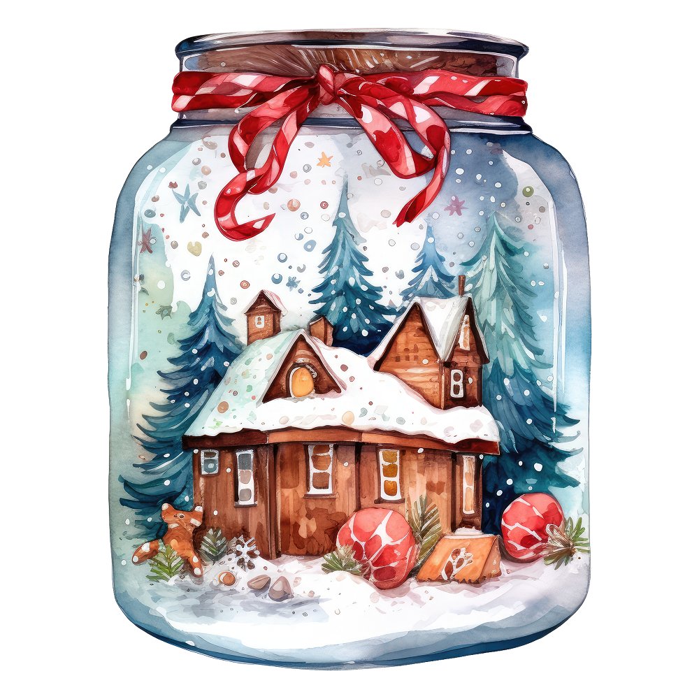 Cabin Fever Craft: DIY Pine Treeline Drawing Jar Candles