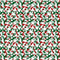 Christmas Camouflage Fabric - White/Green - ineedfabric.com