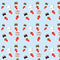 Christmas Cats in Stockings Fabric - ineedfabric.com