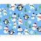 Christmas Characters Fabric - Blue - ineedfabric.com
