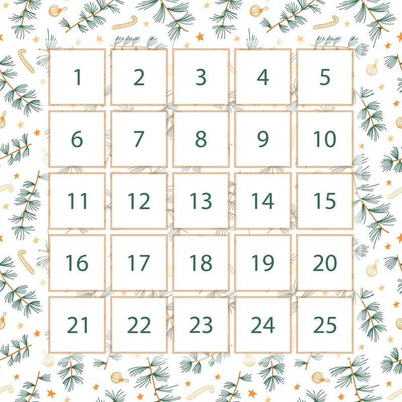 Christmas Classic Advent Calendar Fabric Panel - ineedfabric.com