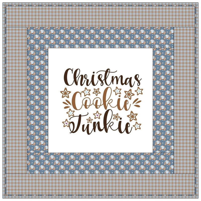 Christmas Cookie Junkie Wall Hanging 42" x 42" - ineedfabric.com