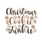 Christmas Cookies Junkie Fabric Panel - White - ineedfabric.com