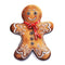 Christmas Desserts Gingerbread Man 3 Fabric Panel - ineedfabric.com