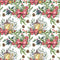 Christmas Farmhouse Bow & Lantern Fabric - White - ineedfabric.com