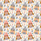Christmas Girl Gnomes & Decorations Fabric - Multi - ineedfabric.com