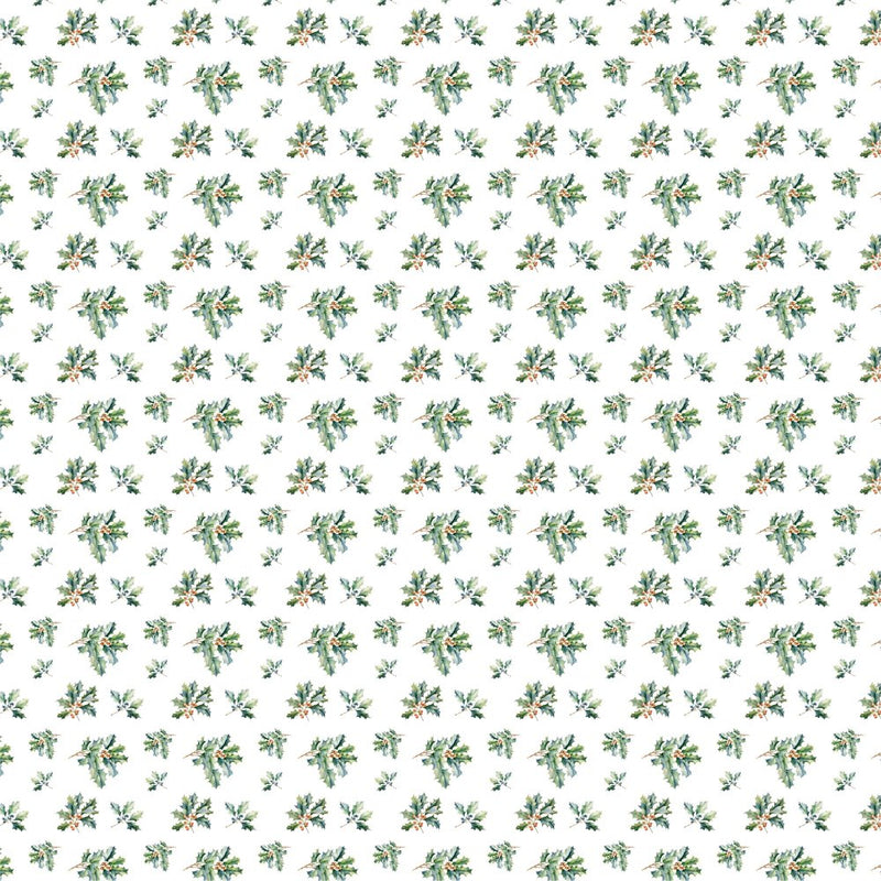 Christmas Gnome Dreams Holly Fabric - ineedfabric.com