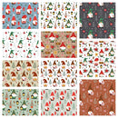 Christmas Gnomes Fat Quarter Bundle - 11 Pieces - ineedfabric.com