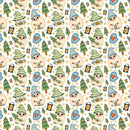 Christmas Gnomes Village Fabric - Multi - ineedfabric.com