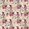 Christmas Home Elements on Vines Fabric - Tan - ineedfabric.com