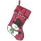 Christmas Home Red Stocking Fabric Panel - ineedfabric.com