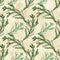 Christmas Joy Branches on Dots Fabric - ineedfabric.com