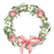Christmas Joy Wreath Fabric Panel - ineedfabric.com