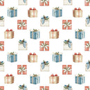 Christmas Little Critters Presents Fabric - ineedfabric.com