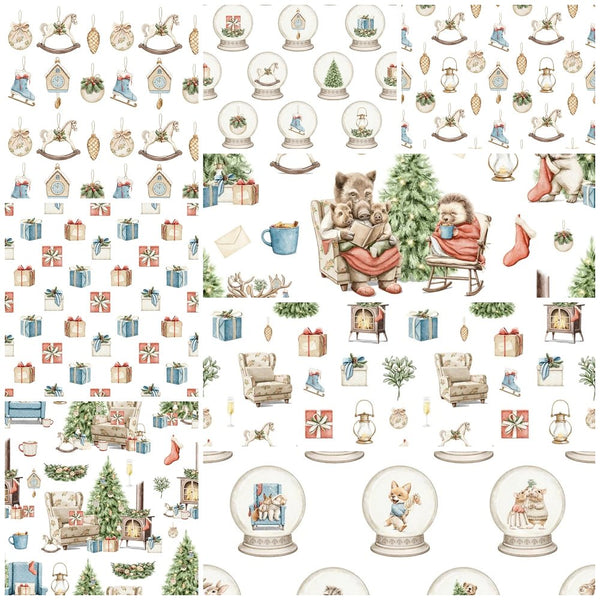 Christmas Little Critters Volume 2 Fat Quarter Bundle - 8 Pieces - ineedfabric.com