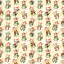 Christmas Mice & Presents Fabric - ineedfabric.com