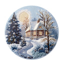 Christmas Ornaments House 5 Fabric Panel - ineedfabric.com