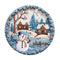 Christmas Ornaments Snowman 5 Fabric Panel - ineedfabric.com