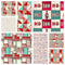 Christmas Patchwork Fat Eighth Bundle - 16 Pieces - ineedfabric.com