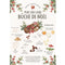 Christmas Recipe Buche De Noel Fabric Panel - ineedfabric.com