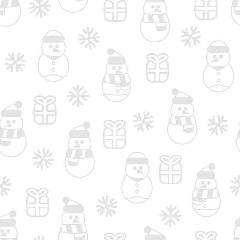 Christmas Snowman Tone on Tone Fabric - ineedfabric.com