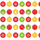 Christmas Tree Balls Fabric - ineedfabric.com