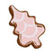 Christmas Tree Cookie Fabric Panel - Pink - ineedfabric.com