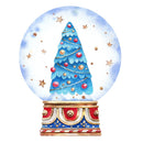 Christmas Tree in Snowglobe Fabric Panel - ineedfabric.com