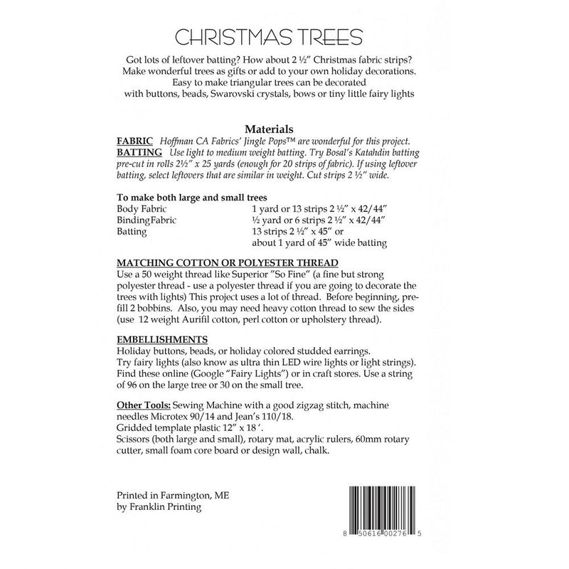 Christmas Trees Pattern - ineedfabric.com