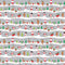 Christmas With Friends Fabric - Silver - ineedfabric.com