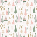 Cider & Sage Christmas Trees Fabric - ineedfabric.com