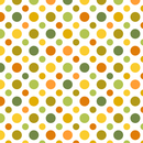Citrus Colored Polka Dot Fabric - Multi - ineedfabric.com
