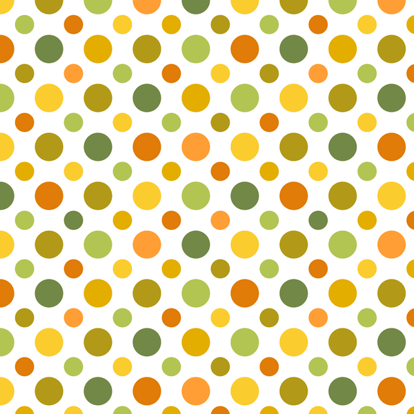 Citrus Colored Polka Dot Fabric - Multi - ineedfabric.com