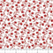 Classic Collection, Florals Fabric, Red on White - ineedfabric.com