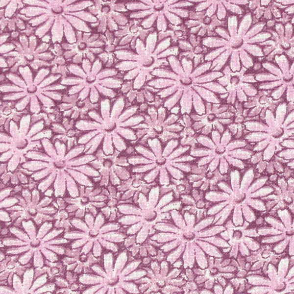 Classic Florals, Daisy Fabric - Lavender - ineedfabric.com