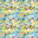 Claude Monet Village Pattern 1 Fabric - ineedfabric.com